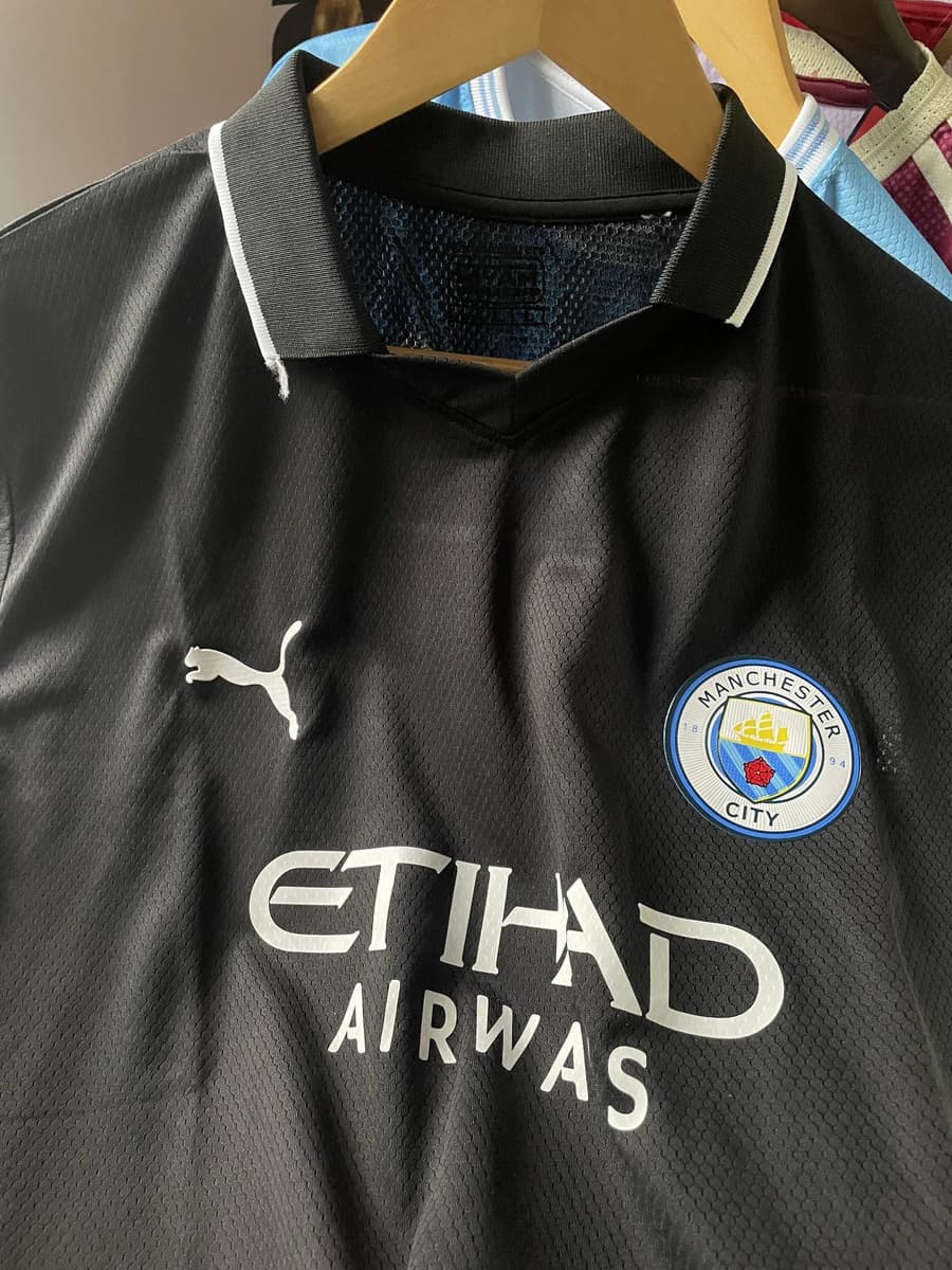 Man City Away Black Kit