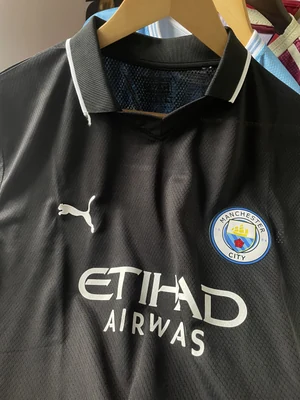 Man City Away Black Kit